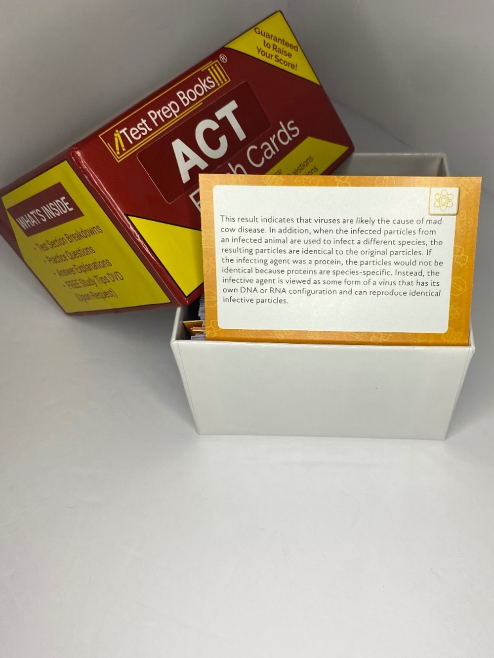 ACT Test Prep Flashcards – Practice Questions & Review – Study Aid Cards Set